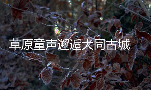 草原童声邂逅大同古城 北疆文化奏响古都新韵